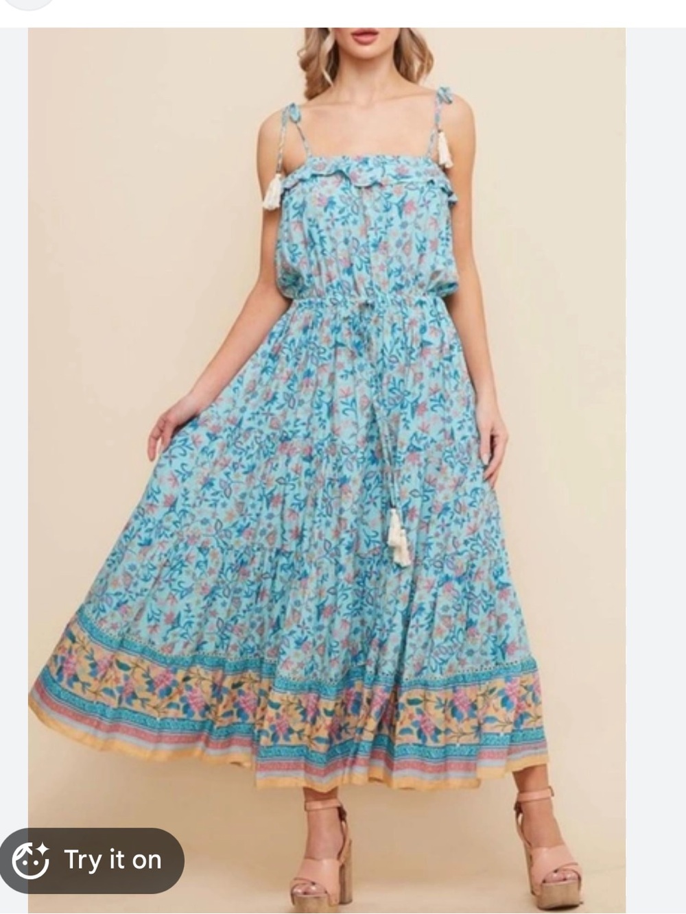 Saints & Hearts  Floral Maxi Dress | Boho Cottagecore L 164